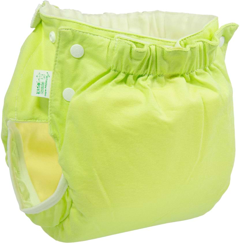 Підгузок багаторазовий ЕКО ПУПС Active Premium 5-9 (50-74), з вкладишем Abso Maxi (Зелений) (ТП3ВК4-2з)