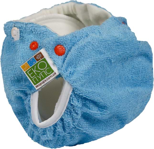 Підгузок багаторазовий ЕКО ПУПС Active Classic 3-6 (3-7), з вкладишем Abso Maxi(Синій) (ТП2ВК4-1с)