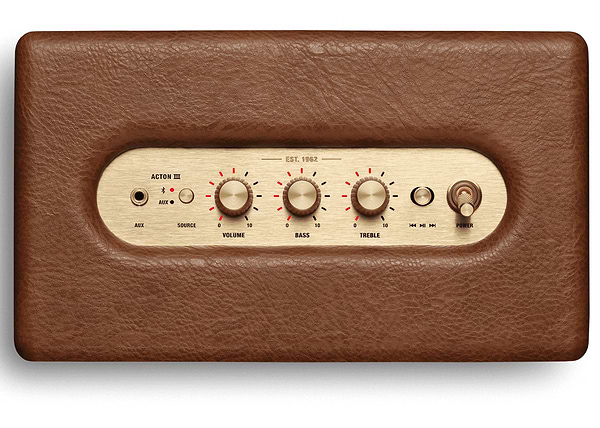 Фото - Портативна акустика Marshall Acton III Bluetooth Brown (1006075)