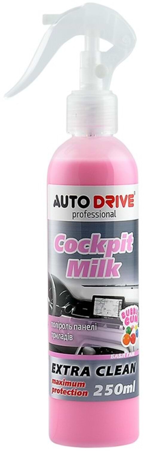 Фото - Поліроль для авто Auto Drive Cockpit Milk Бабл Гам 250 мл (AD0024)