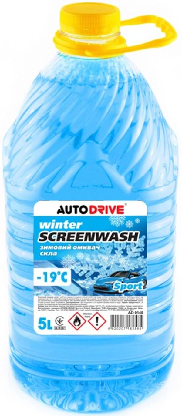 Фото - Омыватель стекла Auto Drive WINTER SCREEN WASH SPORT -19 °С ПЭТ 5 л (AD0140)