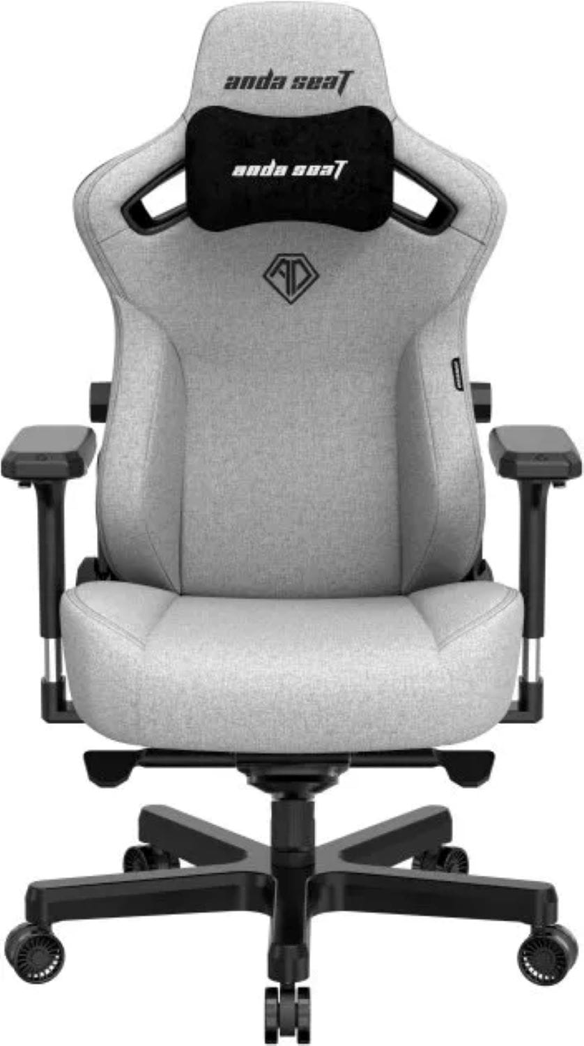 Крісло для геймерів Anda Seat Kaiser 3 Size XL Grey Fabric (AD12YDC-XL-01-G-PVF) - Фото 1