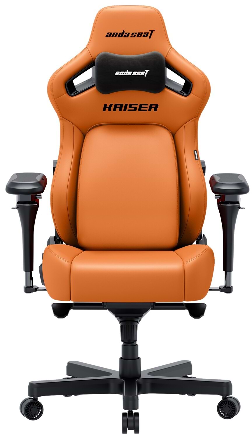 Крісло для геймерів Anda Seat Kaiser 4 V2 Size XL Orange PVC (AD12YDDC-XLL-20-O-PV/C-03) - Фото 1