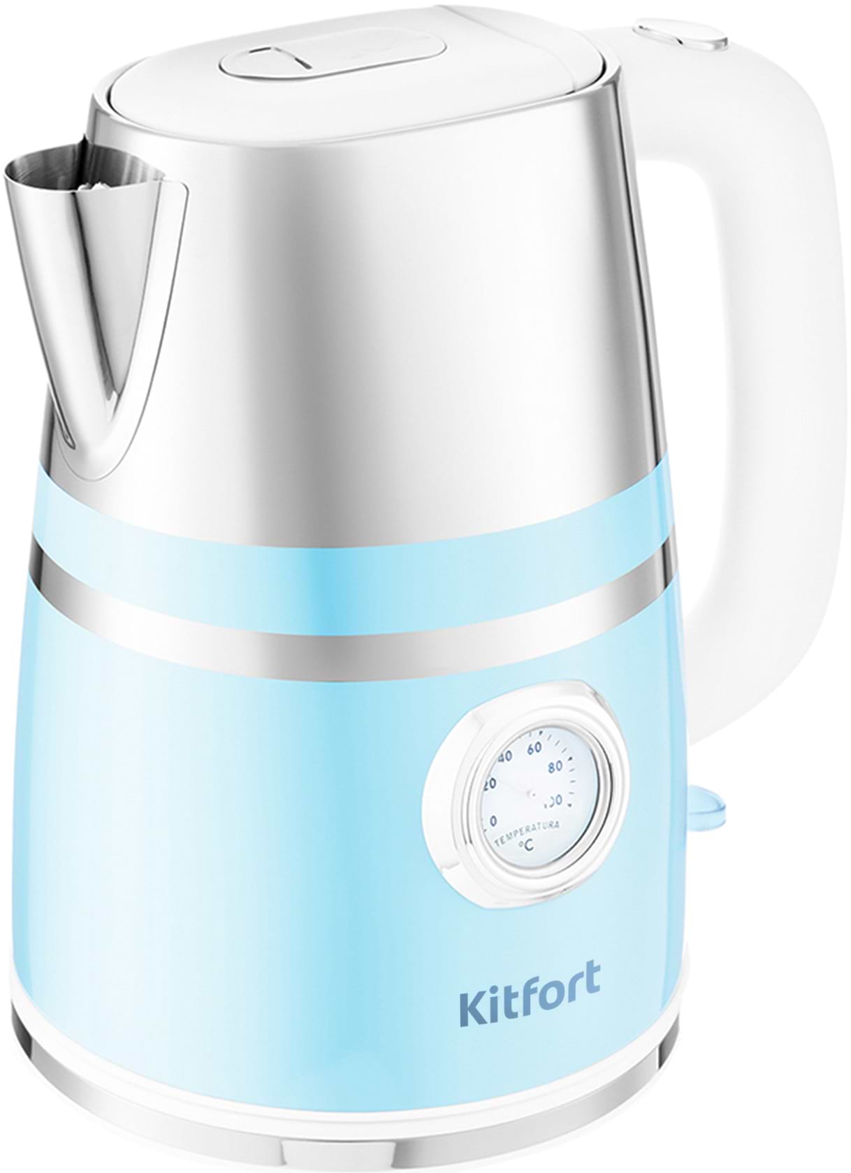 Електричний чайник Kitfort KT-670-4 Sky Blue
