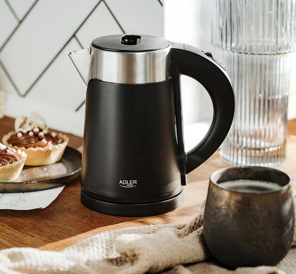 Фото - Електричний чайник Adler AD 1372 Black