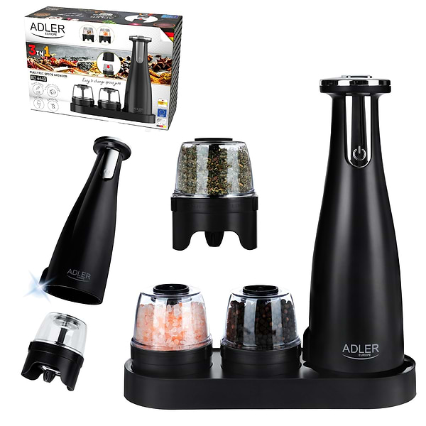 Фото - Млинок для спецій Adler AD 4449 Black