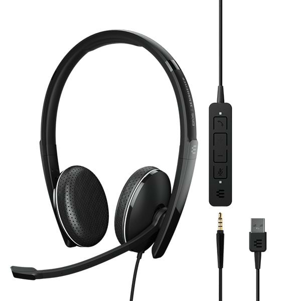Гарнитура проводная Sennheiser ADAPT 165 USB II (1000916) - Фото 1