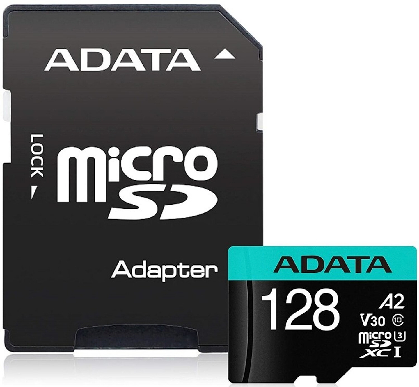 Карта пам'яті ADATA microSDXC Premier Pro 128Gb Class 10 V30S A2 (AUSDX128GUI3V30SA2-RA1)
