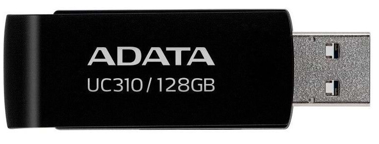 Флеш USB ADATA USB 3.2 UC310 128Gb Black (UC310-128G-RBK)