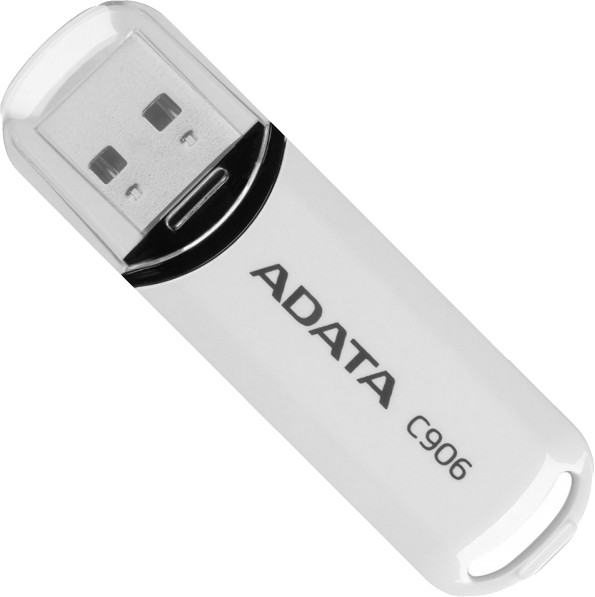 Флеш USB ADATA C906 32GB USB 2.0 White (AC906-32G-RWH)