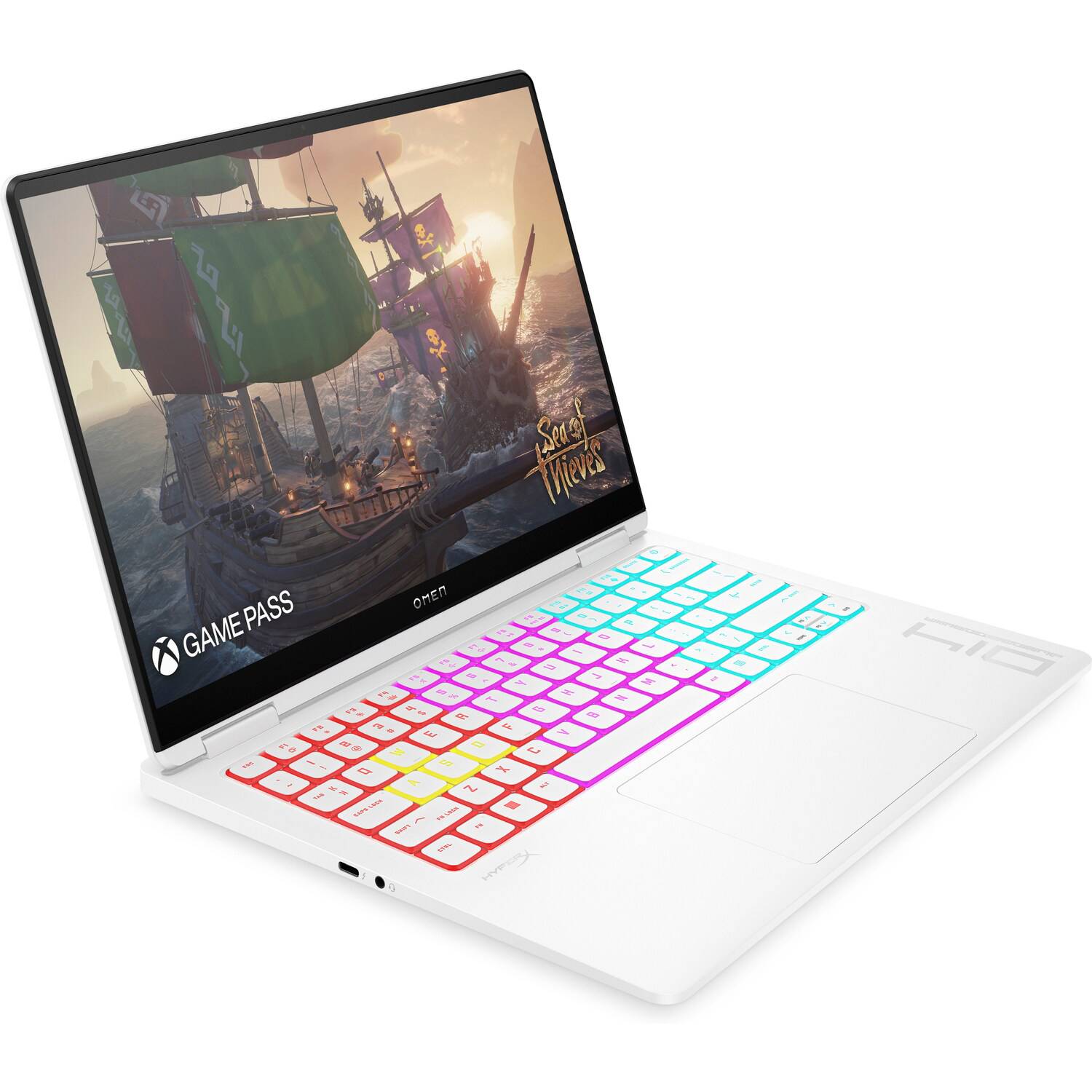 Ноутбук игровой HP OMEN Gaming 14-fb0022ua (A49ZSEA) Ceramic White Aluminum - Фото 1