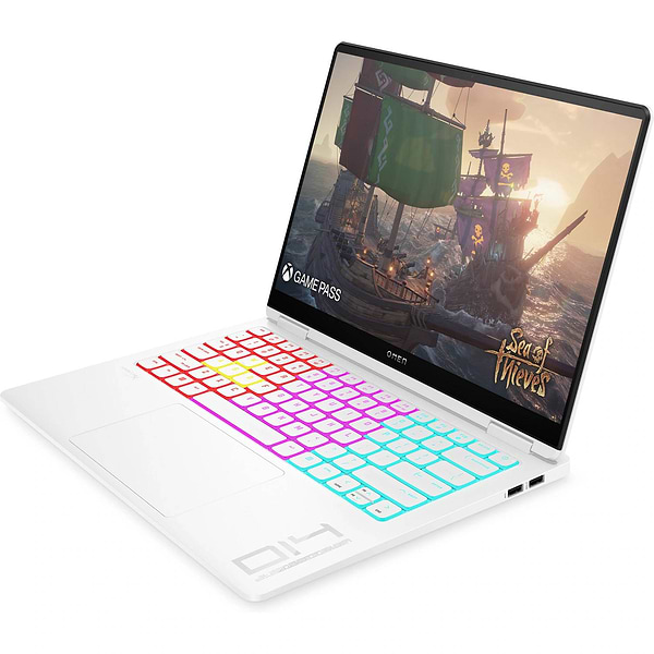 Фото - Ноутбук игровой HP OMEN Gaming 14-fb0022ua (A49ZSEA) Ceramic White Aluminum