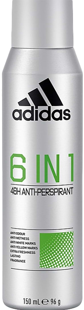 Дезодорант аерозольний Adidas 6в1 150 мл (3616303440152)