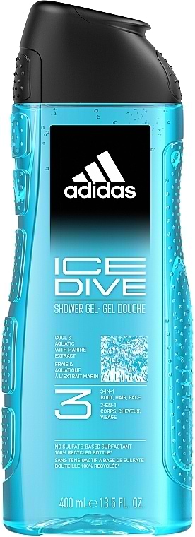 Гель для душа Adidas Ice Dive 400 мл (3616303458973)