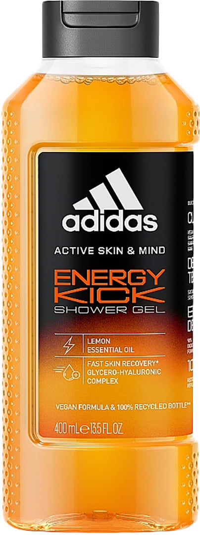 Гель для душа Adidas Pro line Energy Kick 400 мл (3616303444433)