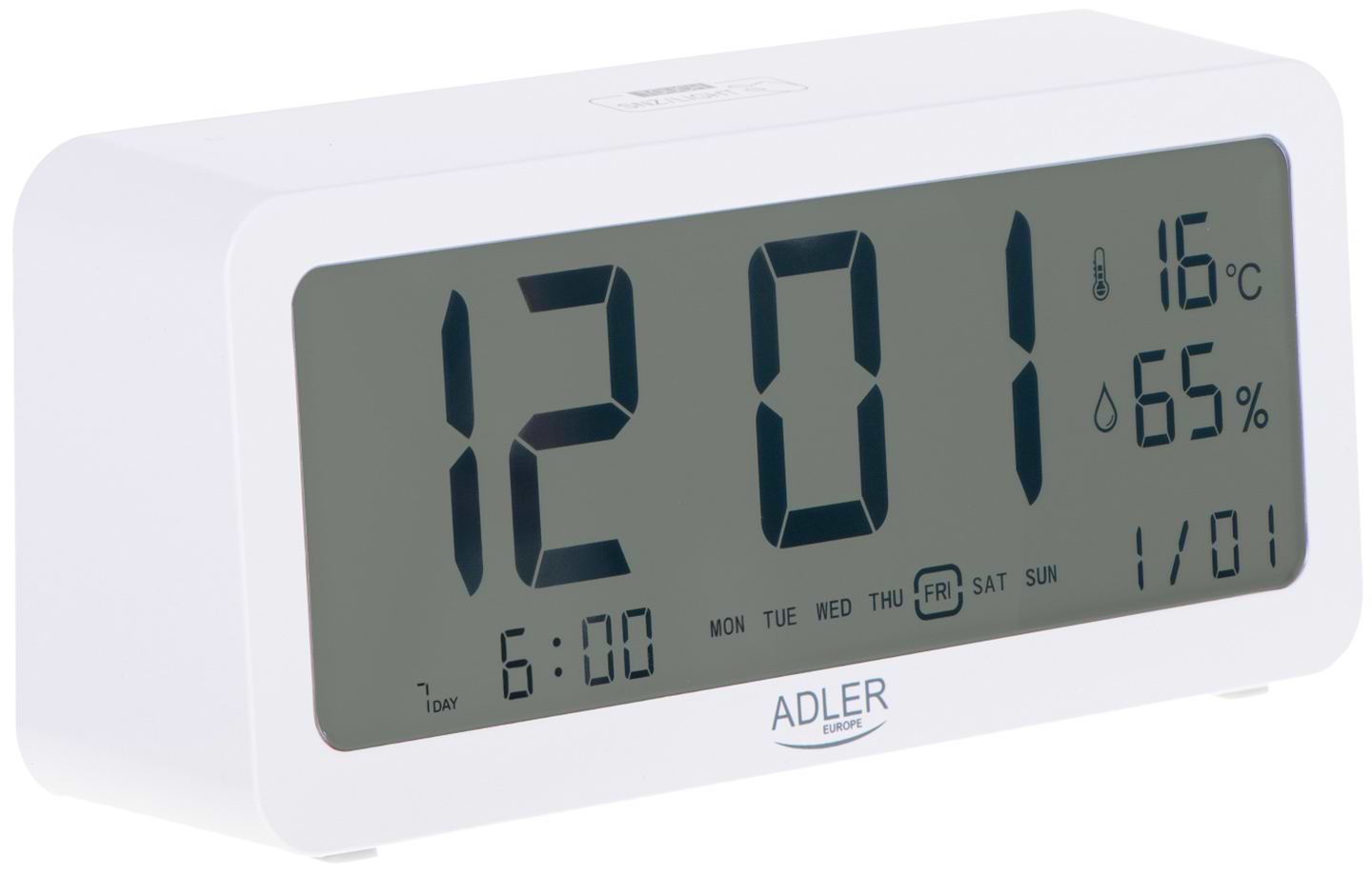 Термогигрометр Adler AD 1195 White