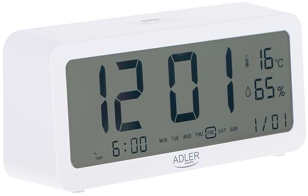 Фото - Термогигрометр Adler AD 1195 White