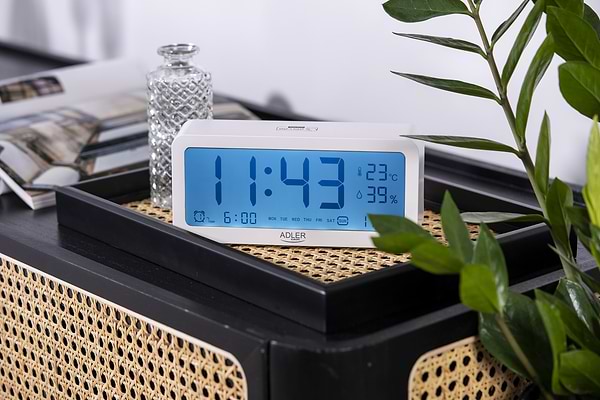 Фото - Термогигрометр Adler AD 1195 White