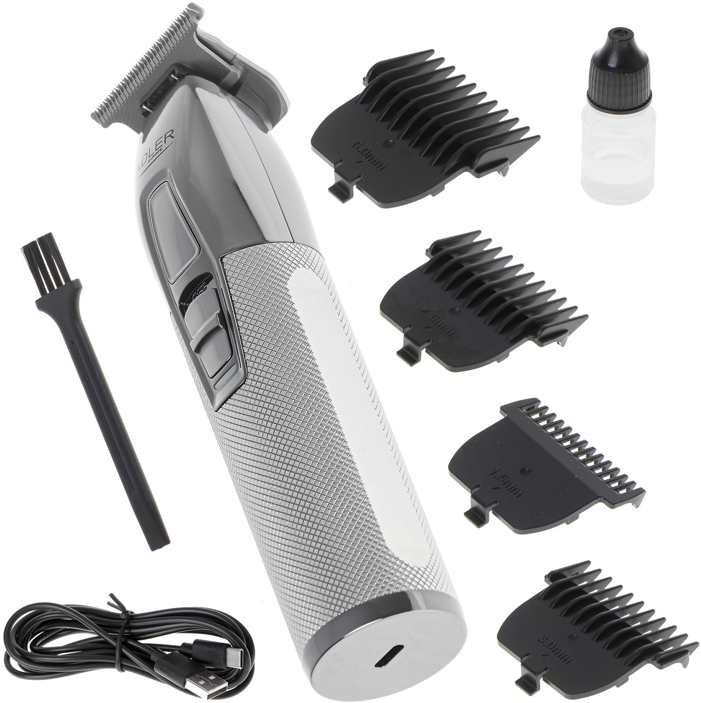 Купити Машинка для стрижки волосся Adler AD 2836 Silver - Фото 1 Машинка для стрижки волосся Adler AD 2836 Silver - Фото 1