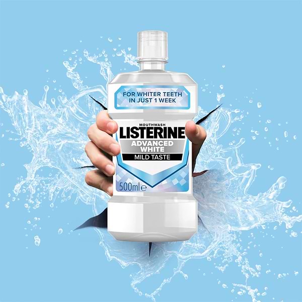 Фото - Ополаскиватель для полости рта Listerine Ультра отбеливания 500 мл (3574661491875)