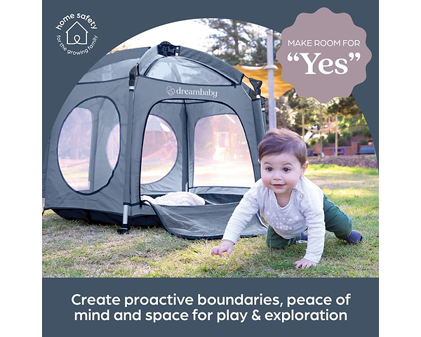 Фото - Манеж классический DreamBaby Adventure Blue/Grey (G9510)