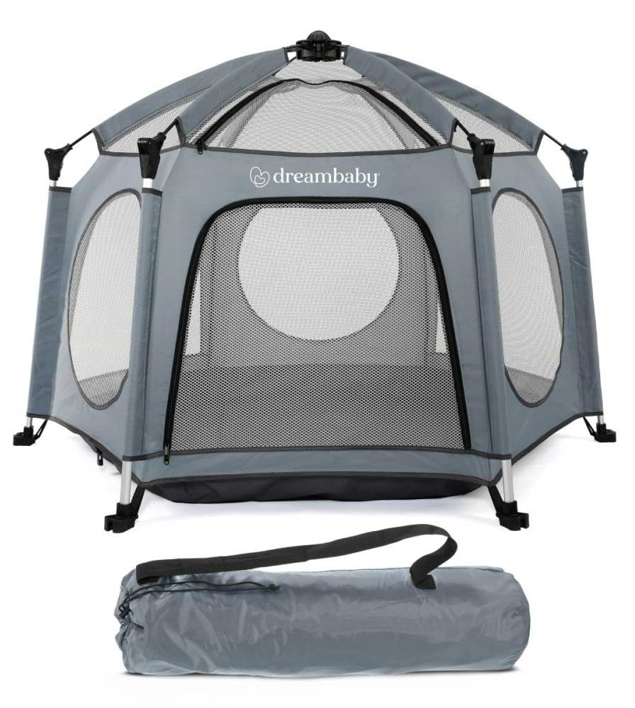 Манеж классический DreamBaby Adventure Blue/Grey (G9510) - Фото 1