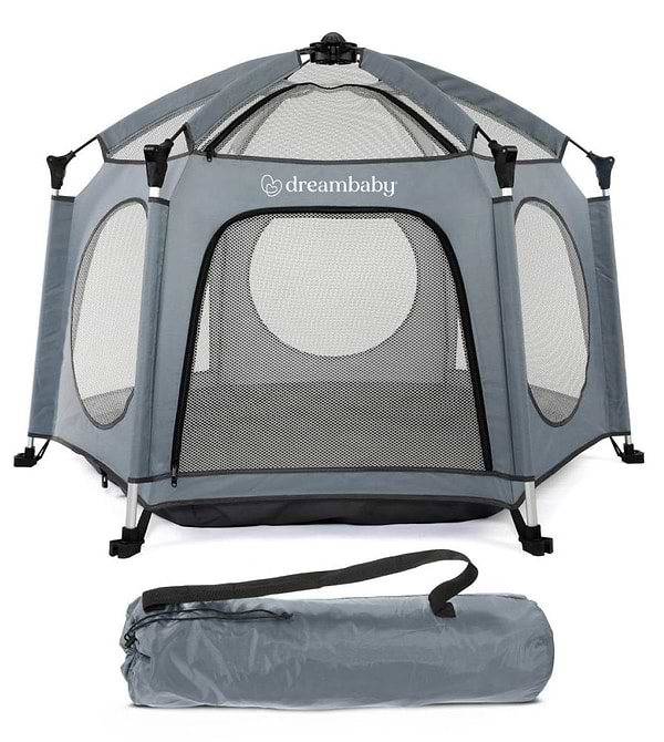 Фото - Манеж классический DreamBaby Adventure Blue/Grey (G9510)