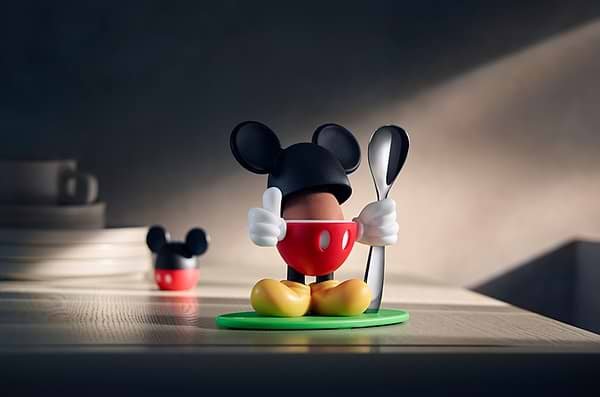 Фото - Підставка для яєць WMF 1296386040 з ложкою Mickey Mouse