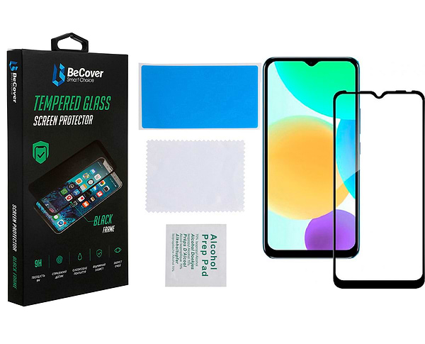 Фото - Захисне скло для смартфону BeCover for Infinix Smart 6 X6511B Black (707602)