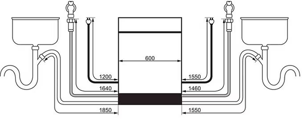 Фото - Посудомийна машина вбудована AEG NG97IX20PK