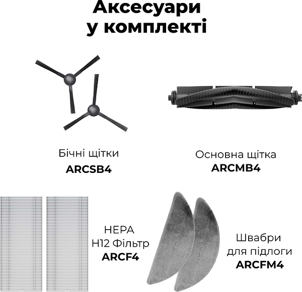 Фото - Робот-пылесос моющий AENO RC7S (ARC0007S)