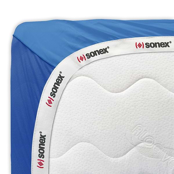 Фото - Простирадло полуторне Sonex Aero Blue Sapphire 140x200x25 см (SO102306)