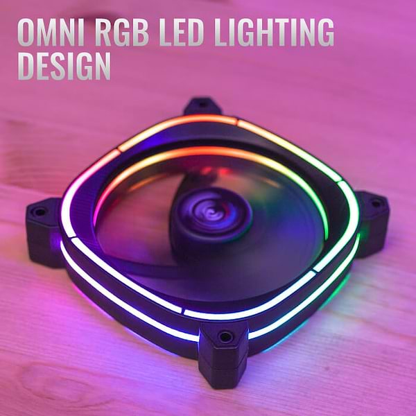 Фото - Корпусний вентилятор AEROCOOL Astro 12 ARGB