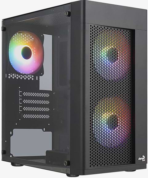 Корпус AEROCOOL Hexform-G-BK-v2 (ACCX-PV38004.11) Black