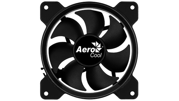 Фото - Корпусний вентилятор AEROCOOL Saturn 12 FRGB, 120х120х25 мм, 3-Pin Molex