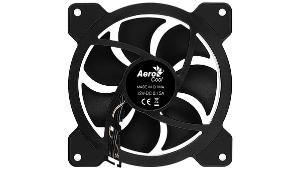 Фото - Корпусний вентилятор AEROCOOL Saturn 12 FRGB, 120х120х25 мм, 3-Pin Molex