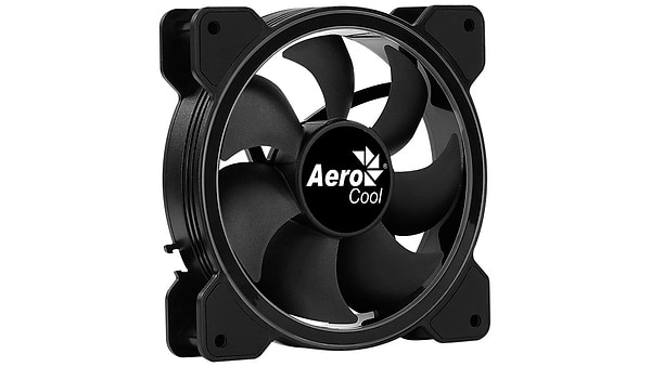 Фото - Корпусний вентилятор AEROCOOL Saturn 12 FRGB, 120х120х25 мм, 3-Pin Molex