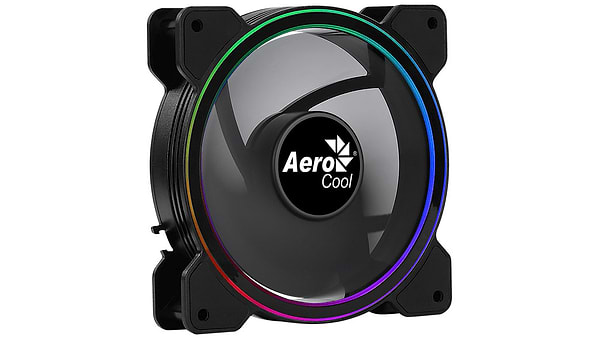 Фото - Корпусний вентилятор AEROCOOL Saturn 12 FRGB, 120х120х25 мм, 3-Pin Molex
