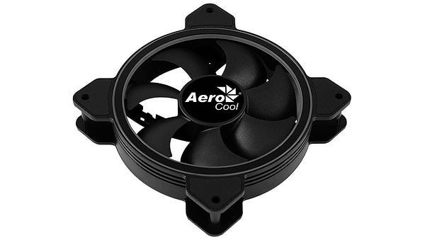 Фото - Корпусний вентилятор AEROCOOL Saturn 12 FRGB, 120х120х25 мм, 3-Pin Molex