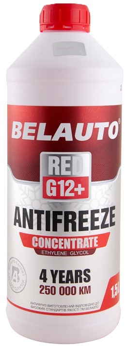 Фото - Антифриз BelAuto Концентрат червоний 1,5 л (AF1315) Фото - Антифриз BelAuto Концентрат червоний 1,5 л (AF1315)
