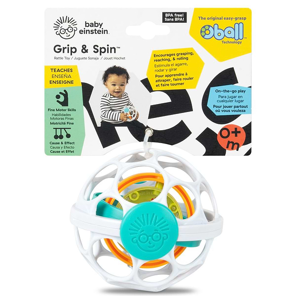 Фото - Погремушка Baby Einstein Grip&Spin Oball (16765)