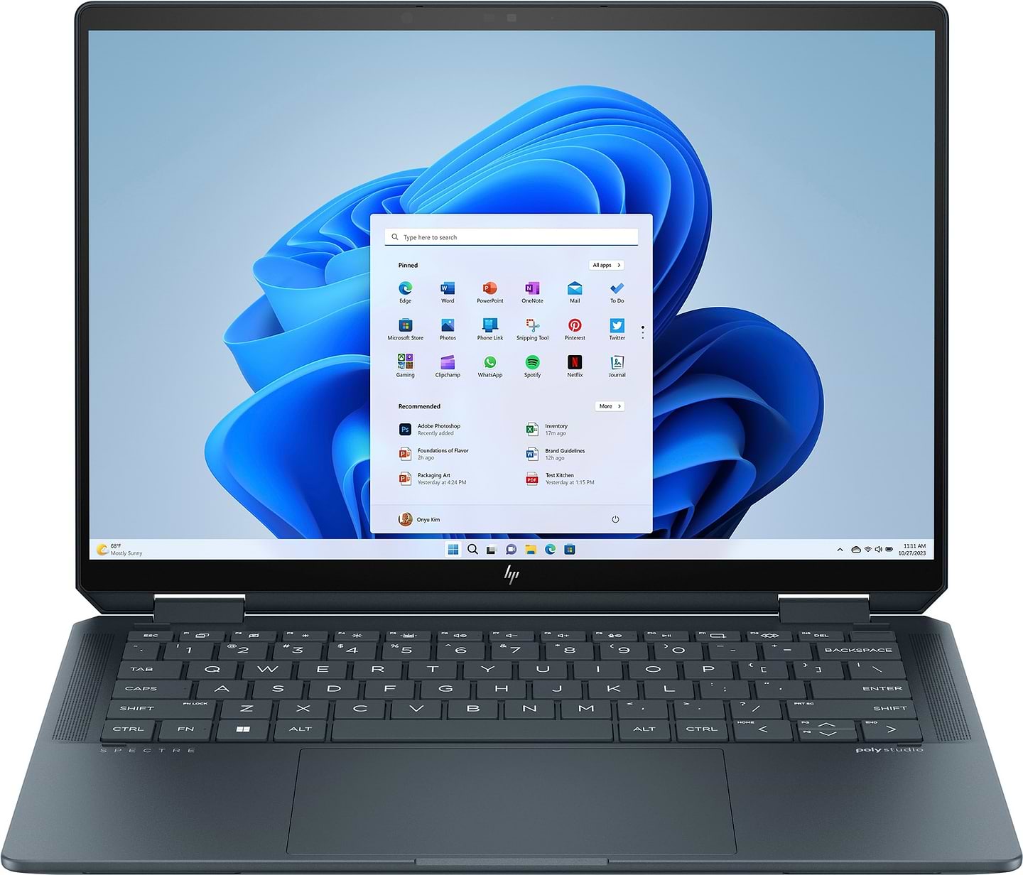 Ноутбук HP Spectrex360 14-eu0000ua (B09ZREA) Slate Blue - Фото 1