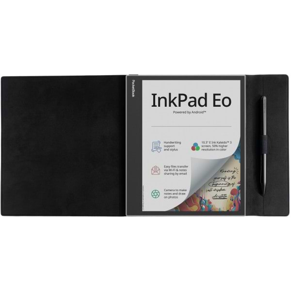 Фото - Чехол для электронной книги PocketBook InkPad Eo, Flip Cover Black (FL-1042-BK-WW)