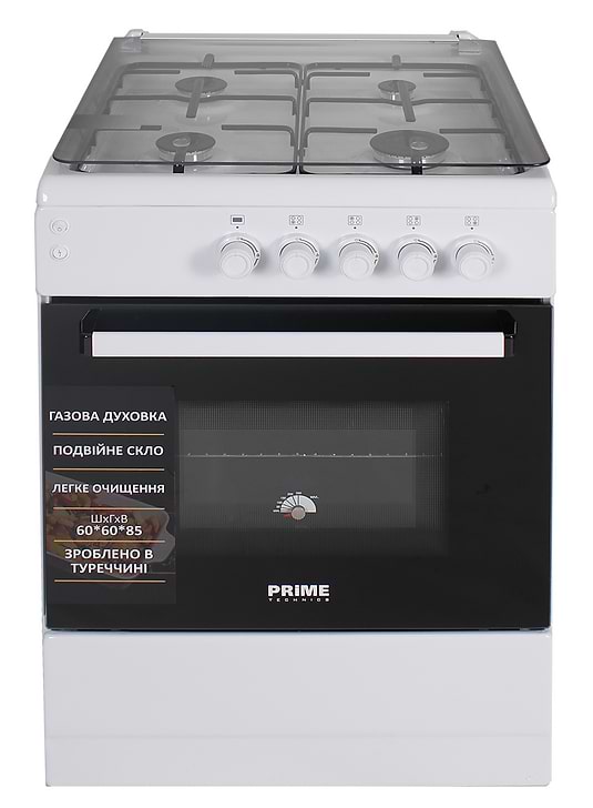Плита газовая Prime Technics PSG 64017 W - Фото 1
