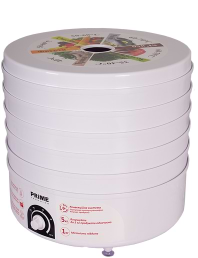 Фото - Сушилка для фруктов и овощей Prime Technics PFD 502 W