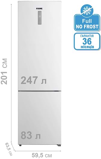 Фото - Холодильник Prime Technics RFN 2018 ED