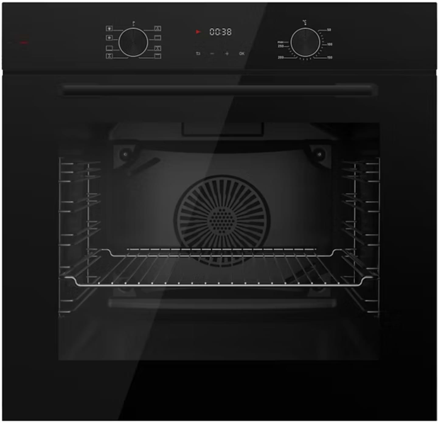Духовой шкаф электрический Prime Technics POB 6827 E BK - Фото 1
