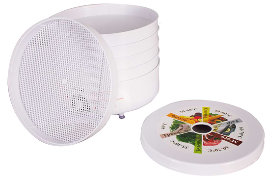 Фото - Сушилка для фруктов и овощей Prime Technics PFD 502 W