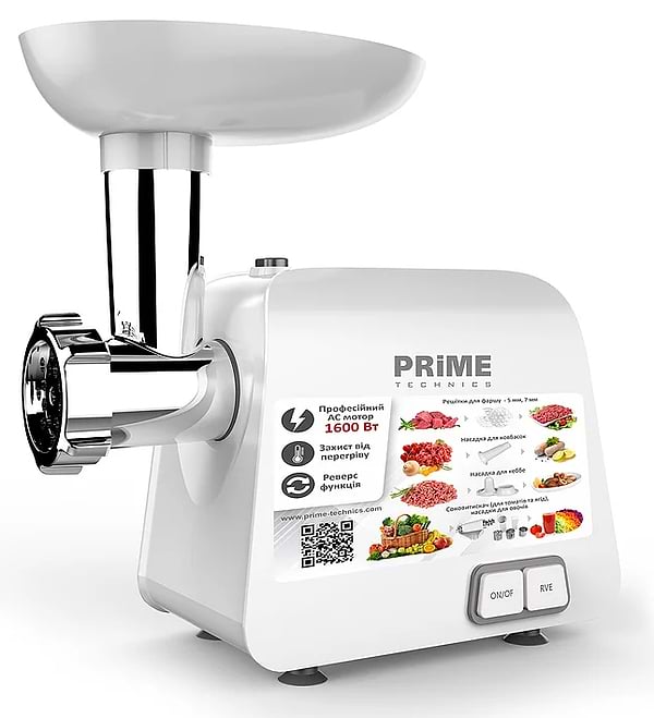 Фото - Уценка - Мясорубка Prime Technics PG 1603 W