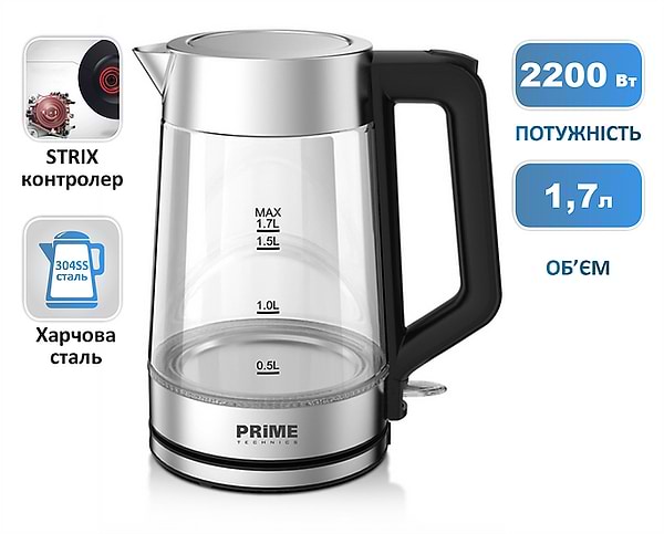 Фото - Электрический чайник Prime Technics PKG 1793 B